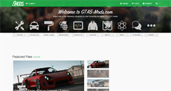Desktop Screenshot of gta5-mods.com